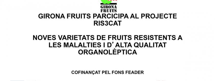 Girona Fruits participa al projecte RIS3CAT